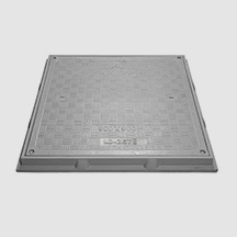 H2 FRP Composite Water Tight Tank / Manhole Cover & Frame with Nut & Bolt fasteners & O Ring - Light Duty LD-2.5