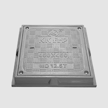 H2 FRP Composite Water Tight Tank / Manhole Cover & Frame with Nut & Bolt fasteners & O Ring - Medium Duty MD-10